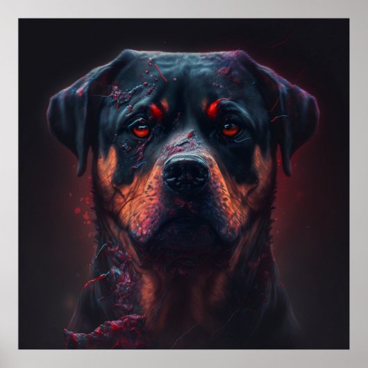 Rottweiler Poster (Voorkant)