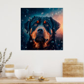 Rottweiler Poster (Keuken)