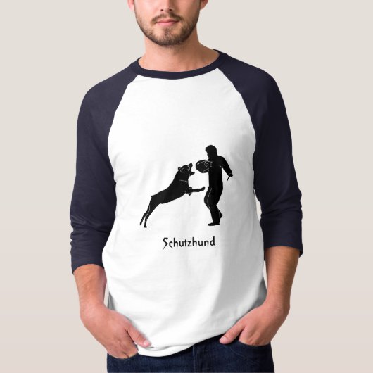 Rottweiler Protection Schutzhund T-shirt (Voorkant)
