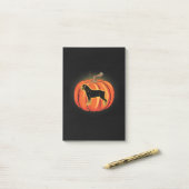 Rottweiler Pumpkin Halloween Costume Hondenliefheb Post-it® Notes (Op bureau)