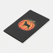 Rottweiler Pumpkin Halloween Costume Hondenliefheb Post-it® Notes (Schuin)