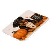Rottweiler Pumpkin Spice Magneet (Linkerzijde)
