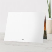 Rottweiler Pup Autumn Delight Pompoen Kaart (Achterkant)