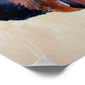 Rottweiler Puppy Artistic Pet Portret Poster (Hoek)