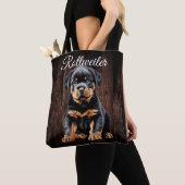 Rottweiler Puppy Canvas tas (Dichtbij)