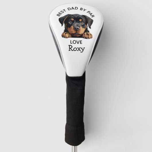   Rottweiler Puppy Customize  Golfheadcover (Voorkant)