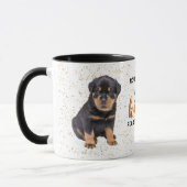 Rottweiler Puppy Dog Kisses Fix Alles Mok (Links)