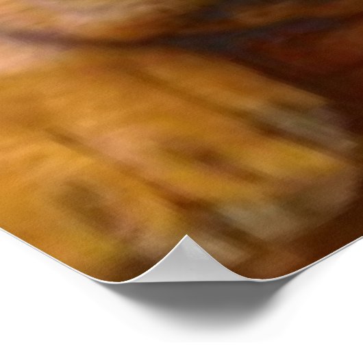 Rottweiler Puppy geeft niet op Poster (Hoek)