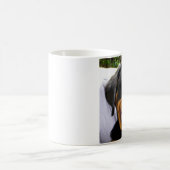 Rottweiler puppy gezicht Hond Schattige Koffiemok (Center)