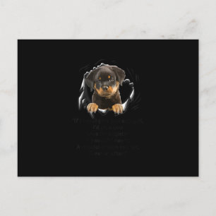 Rottweiler Puppy If I Could Give You Any Funny Gif Aankondigingskaart