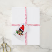 Rottweiler Puppy kerstcadeautjes Cadeaulabel (Met Touw)