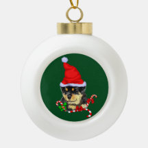 Rottweiler Puppy Kerstmis