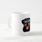 Rottweiler Puppy Koffiemok (Voorkant links)
