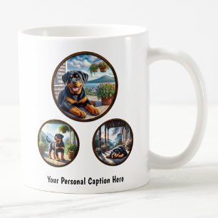 Rottweiler Puppy Koffiemok