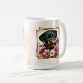 Rottweiler Puppy Koffiemok (Voorkant rechts)