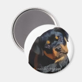 Rottweiler puppy magneet (Voorkant / Achterkant)
