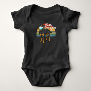 Rottweiler Puppy met Masker - Nieuwe Mensen - Rott Romper