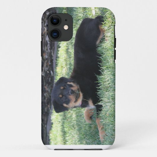 Rottweiler Puppy phone case (Achterkant)