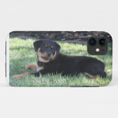 Rottweiler Puppy phone case (Achterkant (horizontaal))