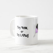 Rottweiler Puppy Play Nu of betaal latere Mok (Voorkant links)