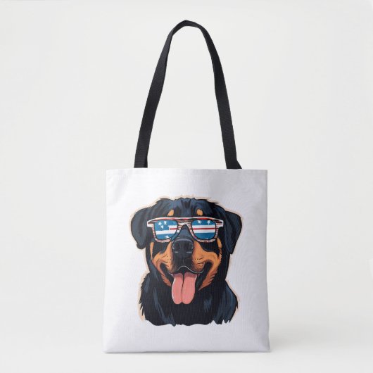 Rottweiler Puppy Tote Bag (Voorkant)