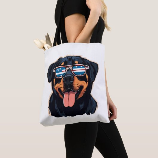 Rottweiler Puppy Tote Bag (Dichtbij)