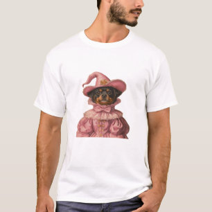 Rottweiler Puppy Vervaardigd als een Roze Heks ? S T-shirt