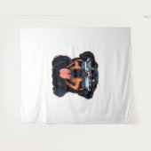 Rottweiler Puppy Wandkleed (Voorkant (horizontaal))