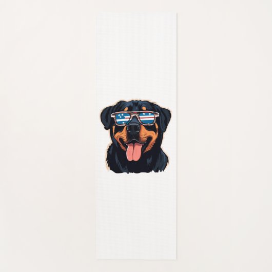 Rottweiler Puppy Yogamat (Voorkant)