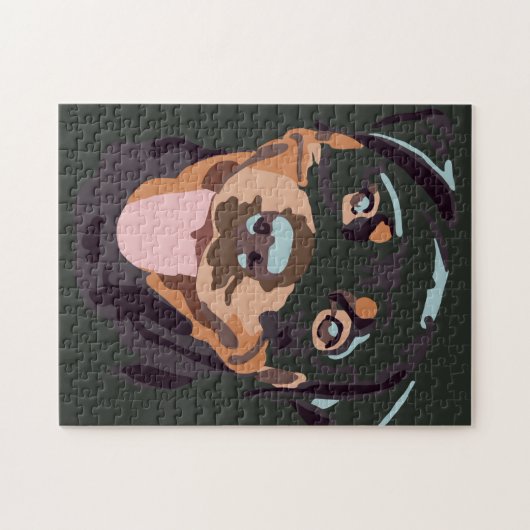 Rottweiler puzzel (Horizontaal)