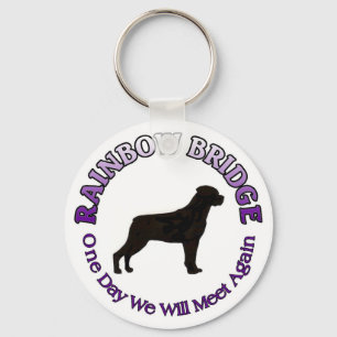 ROTTWEILER RAINBOW BRIDGE SLEUTELHANGER