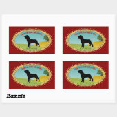 Rottweiler Rechthoekige Sticker (Vel)