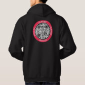 Rottweiler Records BLK Heren Hoodie met QR Code (Achterkant)