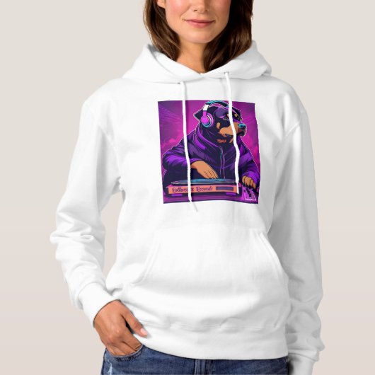 Rottweiler Records Dames Hoodie 2 (Voorkant)