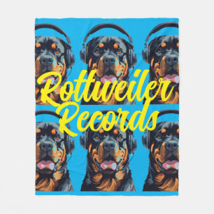 Rottweiler Records Dekbed Fleece Deken