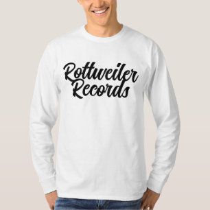 Rottweiler Records Mannen Lang T-shirt W/QR