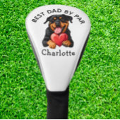 Rottweiler Red Heart Gift  Golfheadcover