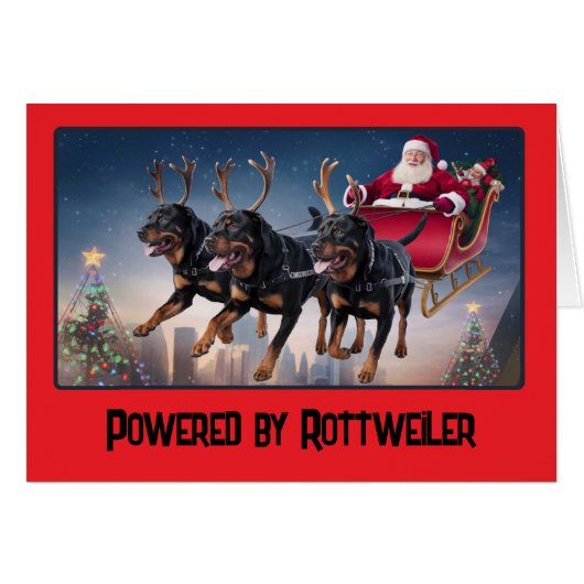 Rottweiler Reindeer (Voorkant Horizontaal)
