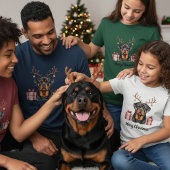 Rottweiler Reindeer T-shirt