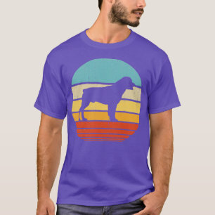 Rottweiler Retro  60s 70s Sunset for Men Wo T-shirt