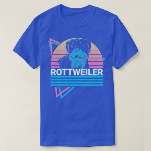 Rottweiler Retro T-shirt (Design voorkant)