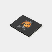 Rottweiler Rides Shotgun Hondenliefhebber Hallowee Post-it® Notes (Schuin)