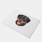 Rottweiler Romp Van Puppies naar Paw-some Partners Deurmat (Schuin)