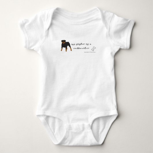 rottweiler romper (Voorkant)