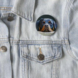 Rottweiler Ronde Button 5,7 Cm