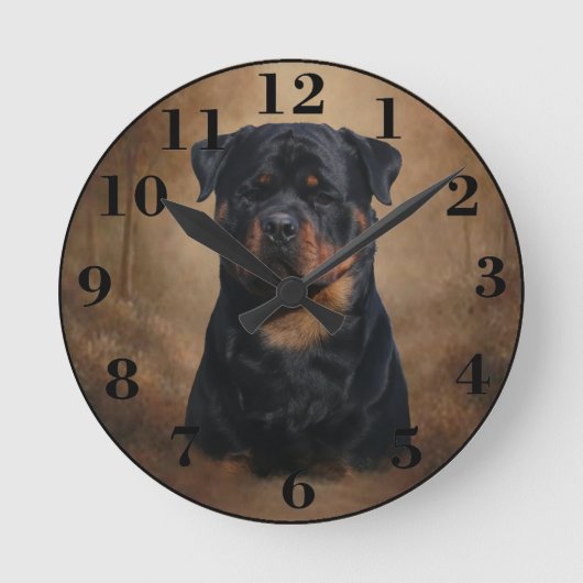 Rottweiler Ronde Klok (Voorkant)