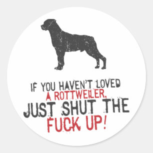 Rottweiler Ronde Sticker