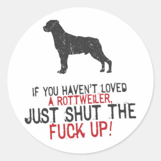 Rottweiler Ronde Sticker