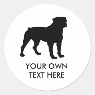 Rottweiler Ronde Sticker