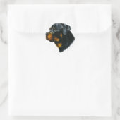rottweiler ronde sticker (Tas)